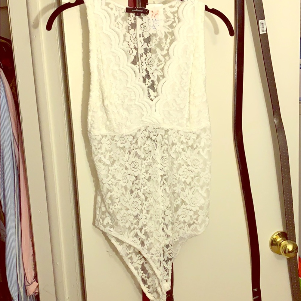 White Lace Bodysuit